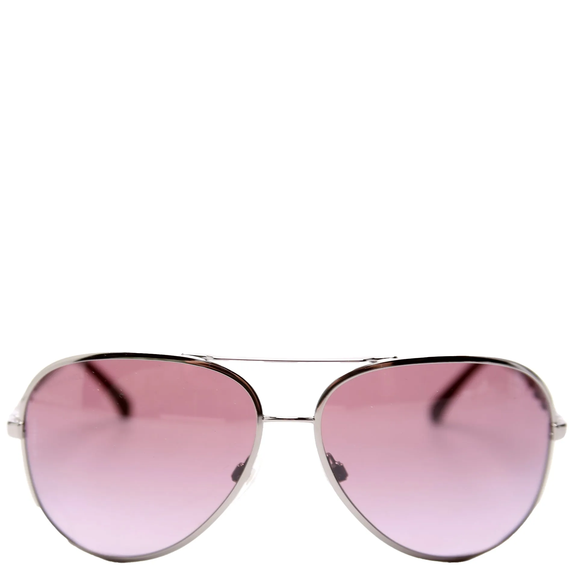 4194-Q Aviator Lambskin Chain Sunglasses Burgundy