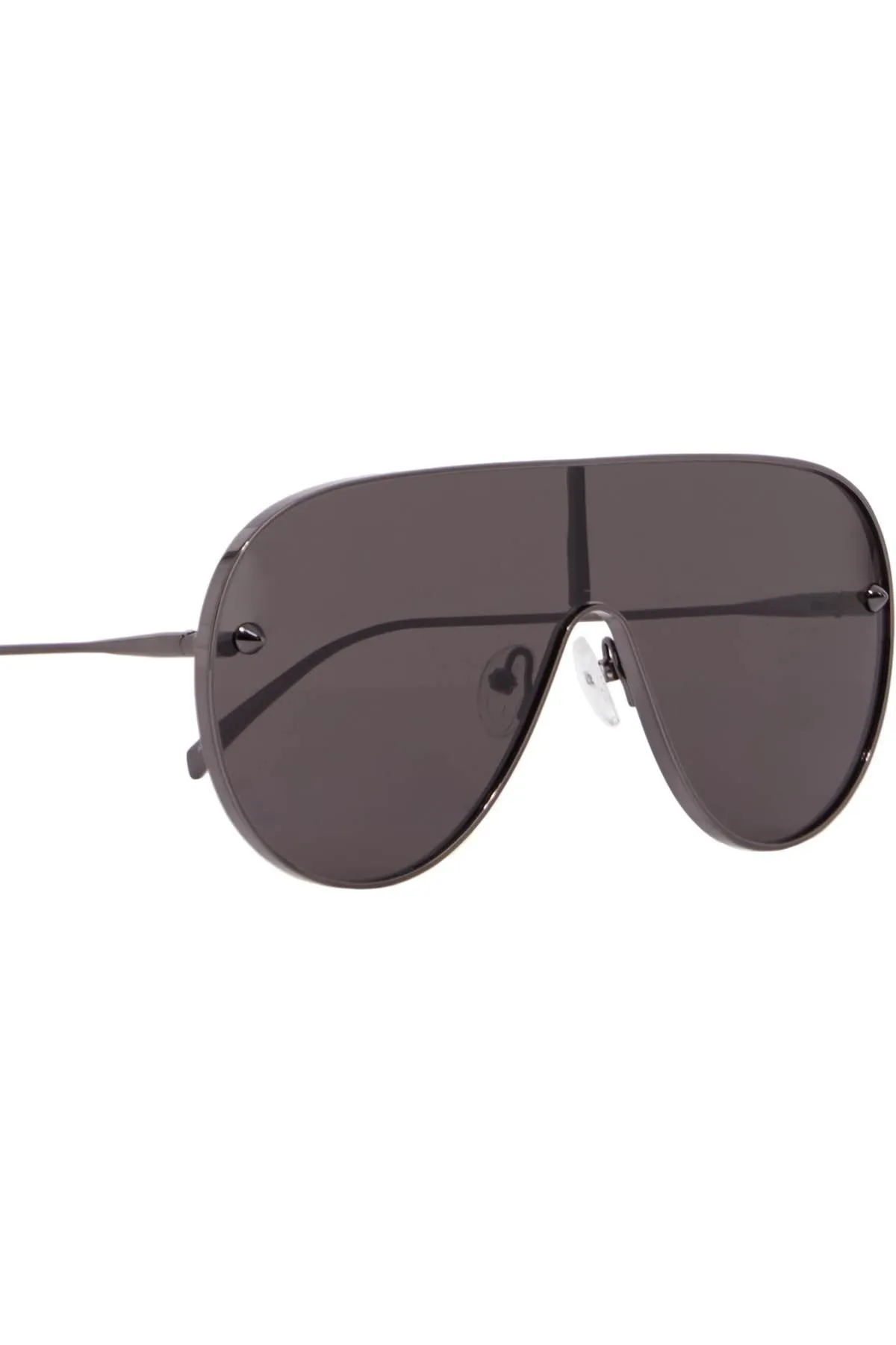 Alexander Mcqueen Women's Studded Mask Sunglasses For A Bold And Ed