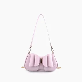 Baguette Bow Pebble Mini Shoulder Bag
