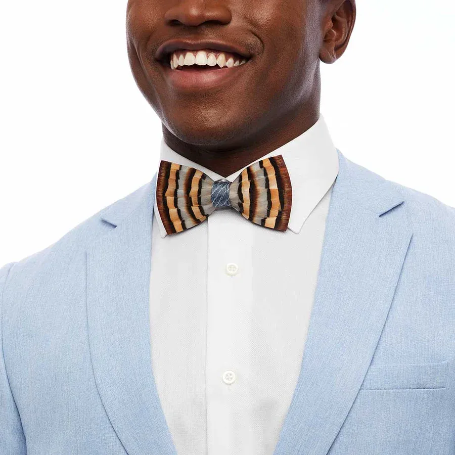 Blue Chuka Bow Tie By Brackish