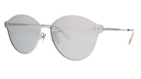 Bottega Veneta BV0139S-005  Silver  Round Sunglasses