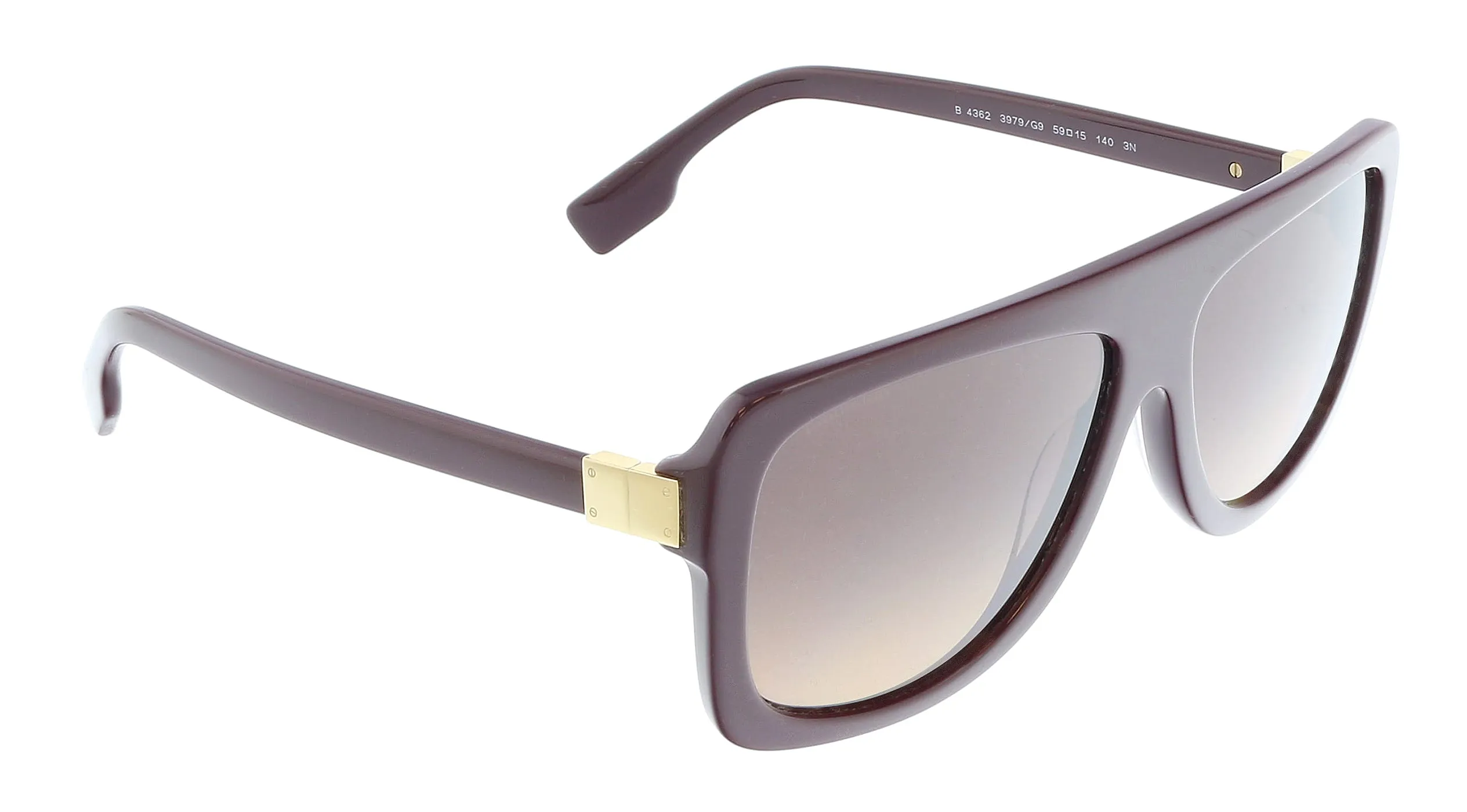 Burberry 0BE4362 3979G9 Joan Bordeaux Aviator Full Rim Sunglasses