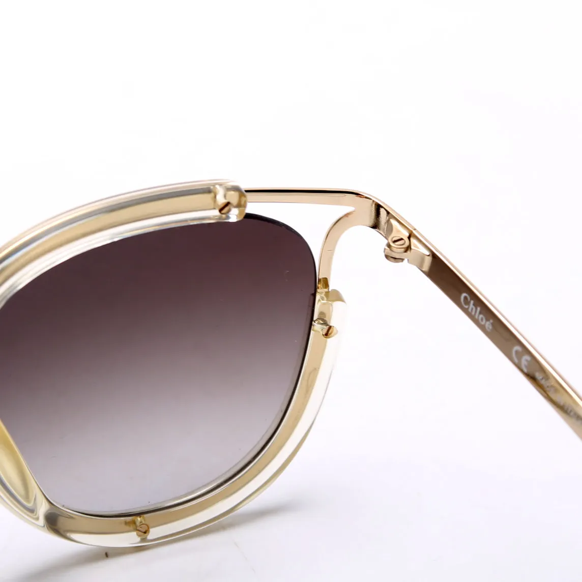 CE688S Jayme Cat Eye Sunglasses Clear/Gold