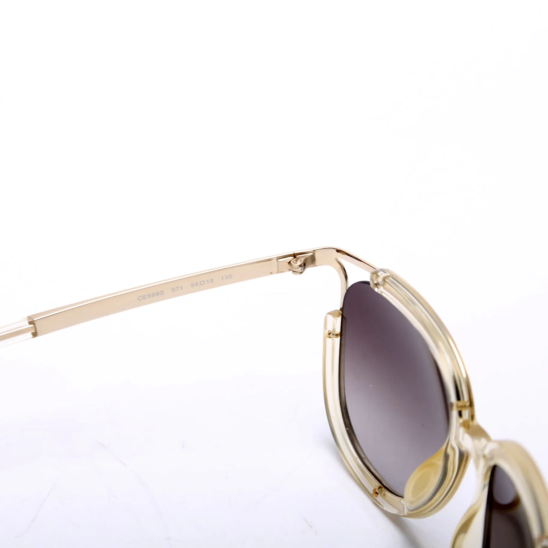 CE688S Jayme Cat Eye Sunglasses Clear/Gold