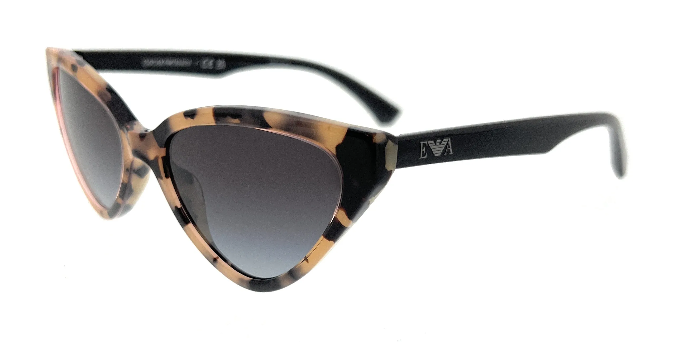 Emporio Armani 0EA4136 57968G Pink Havana Cat Eye Sunglasses