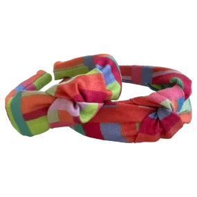 Eva’s House   Brown Bowen Girls Rainbow Row Knotted Headband