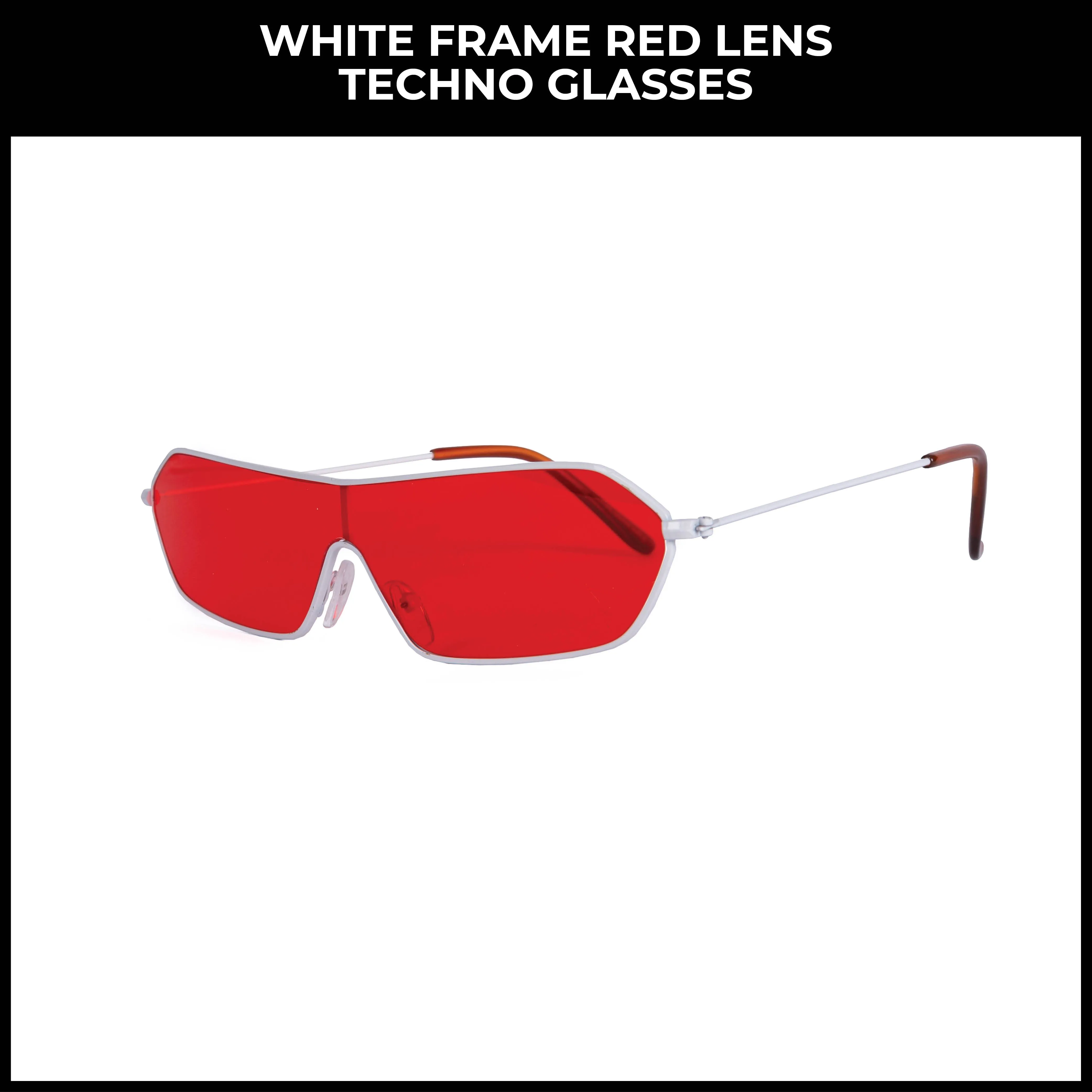 Eye Love Shadez | Red Techno Sunglasses