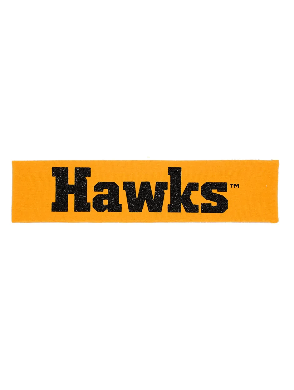 Iowa "Hawks" Cotton Headbands - Choose Your Style