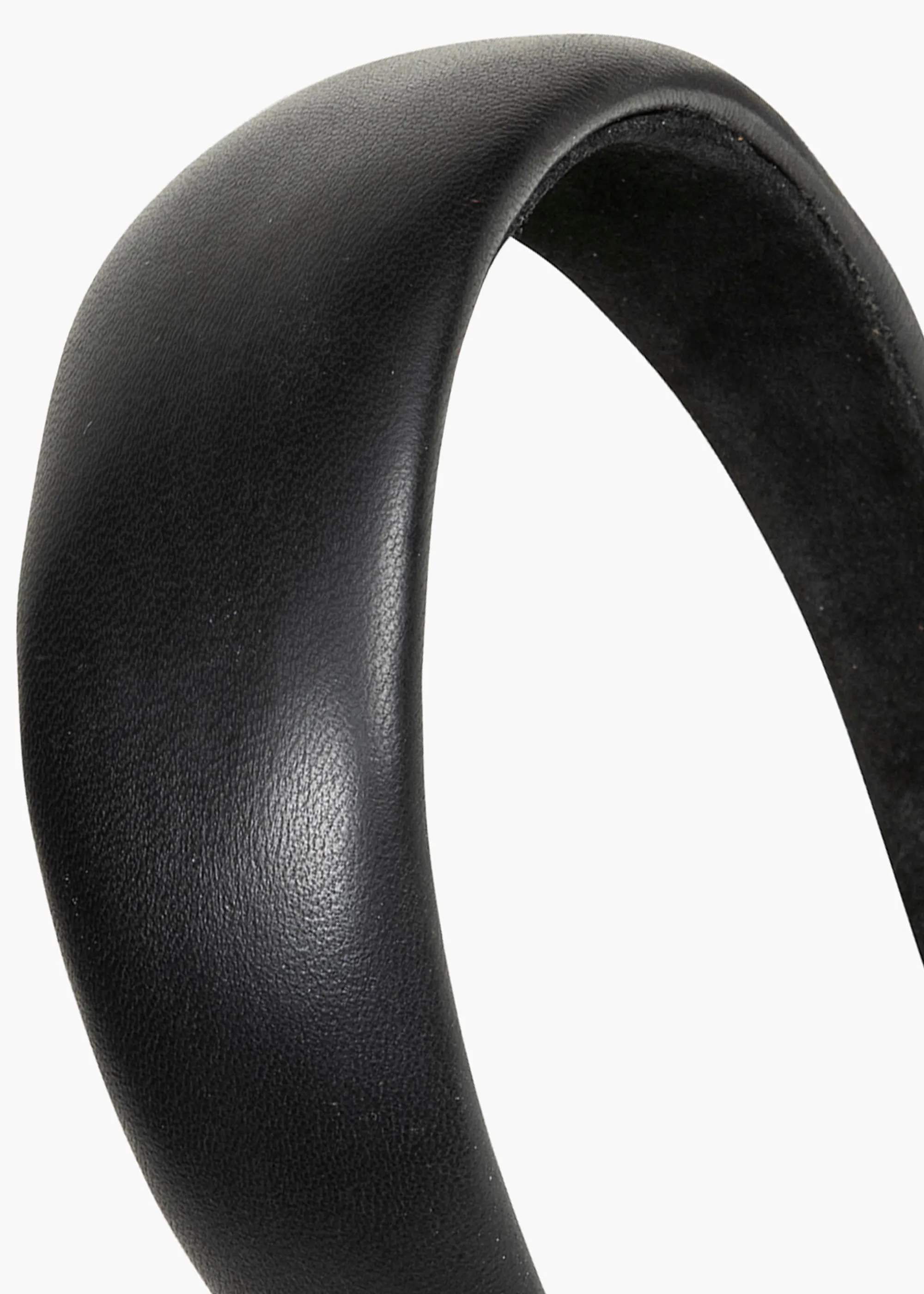 Leather Kate Headband -- Black