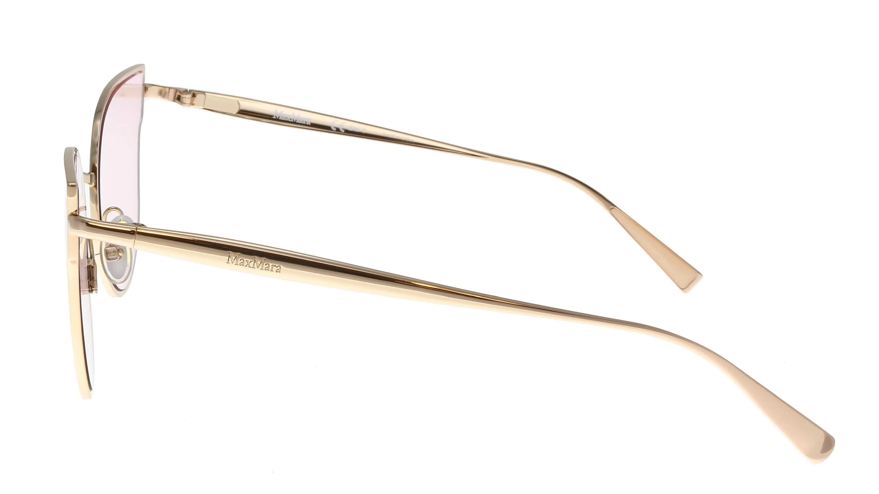 Max Mara MM ILDE III 0DDB  Rose Gold Cateye Sunglasses