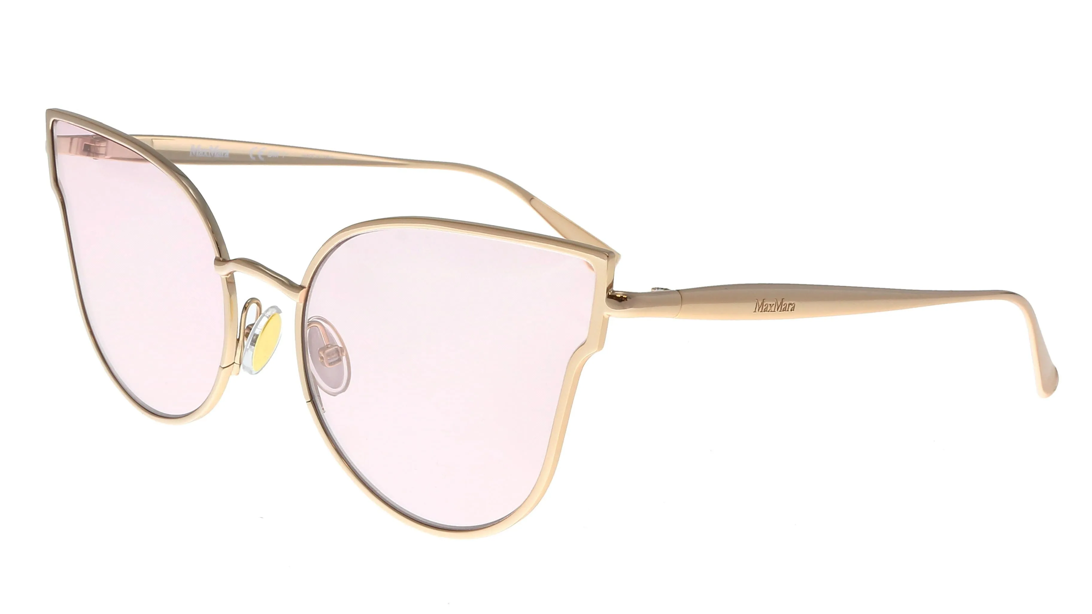 Max Mara MM ILDE III 0DDB  Rose Gold Cateye Sunglasses