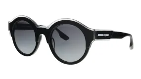 McQ MQ0003S-001 Black Round Sunglasses