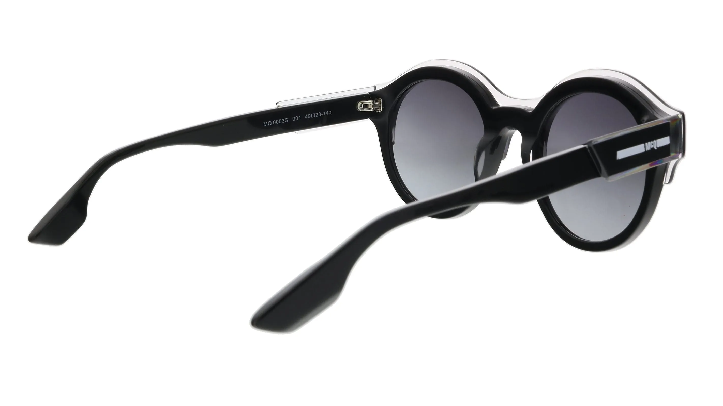 McQ MQ0003S-001 Black Round Sunglasses