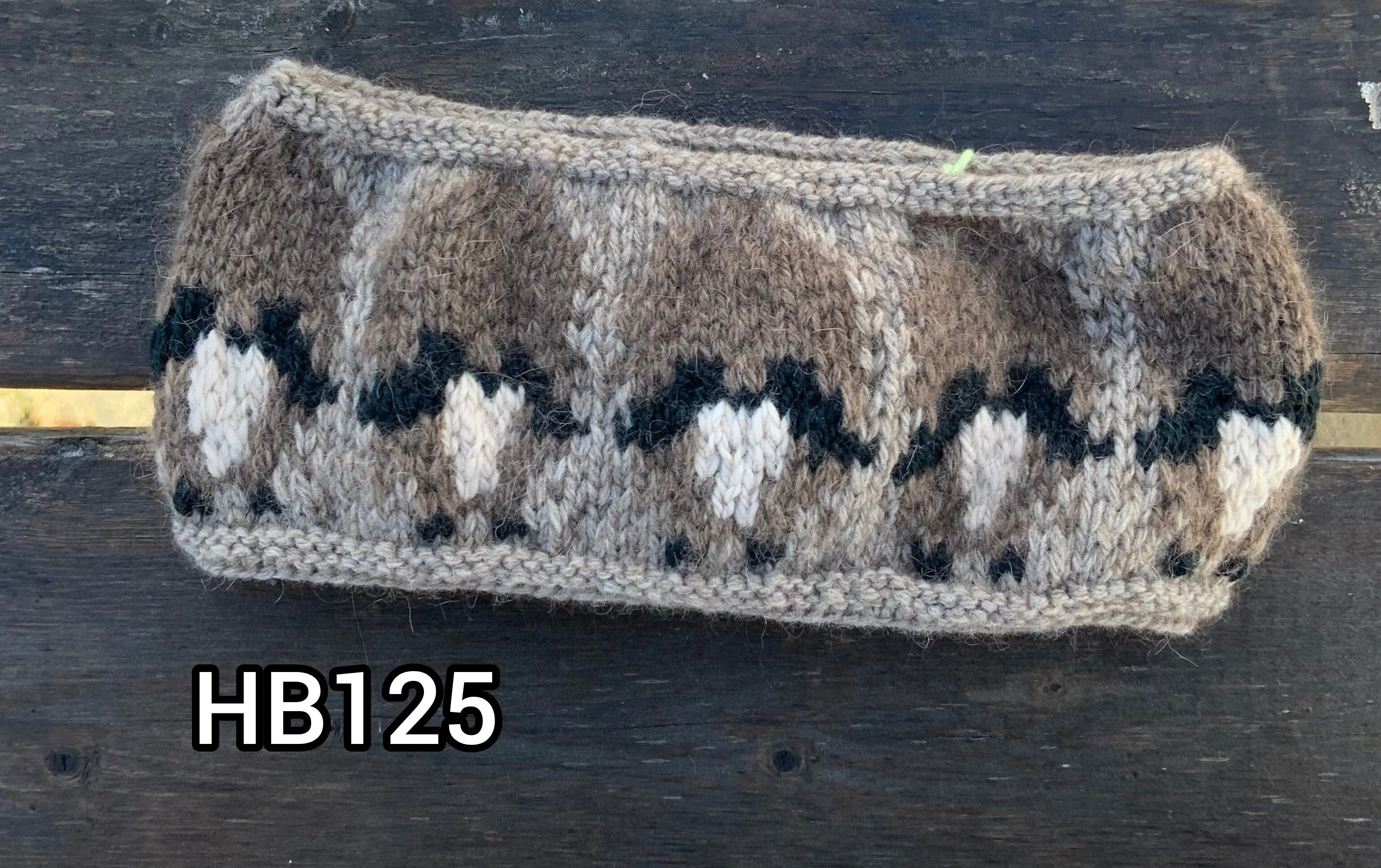 Merino Wool & Qiviut Natural Herd Circle Headband