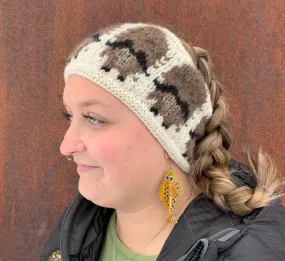Merino Wool White Herd Circle Headbands