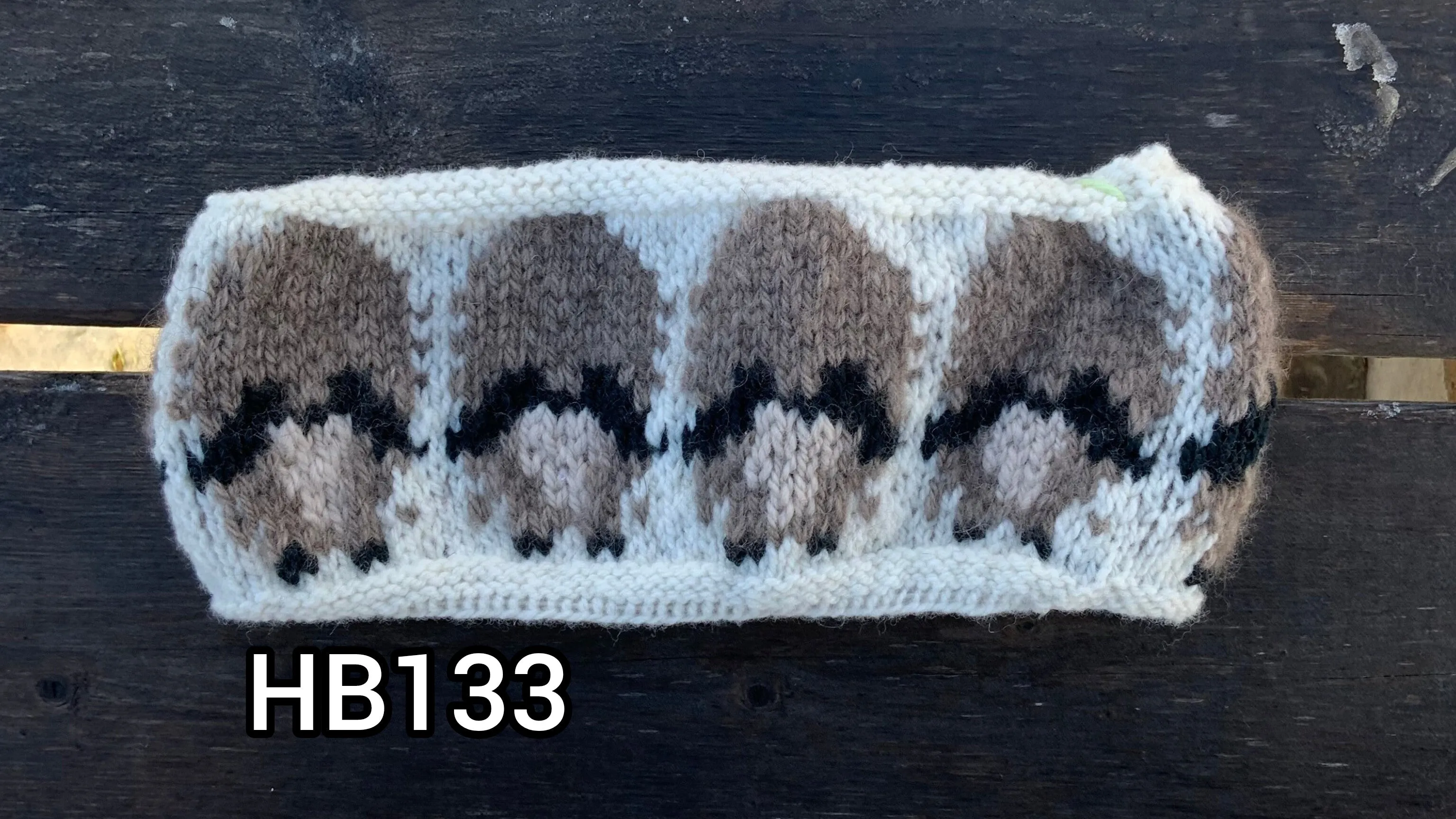 Merino Wool White Herd Circle Headbands