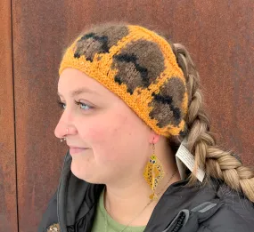 Merino Wool Yellow Herd Circle Headband