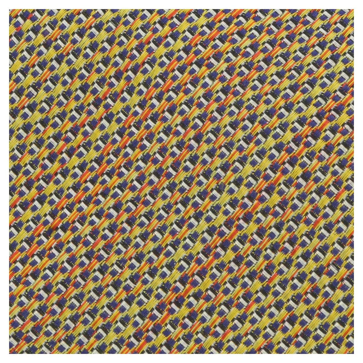Missoni U4313 Gold/Red Basketweave Pure Silk Tie