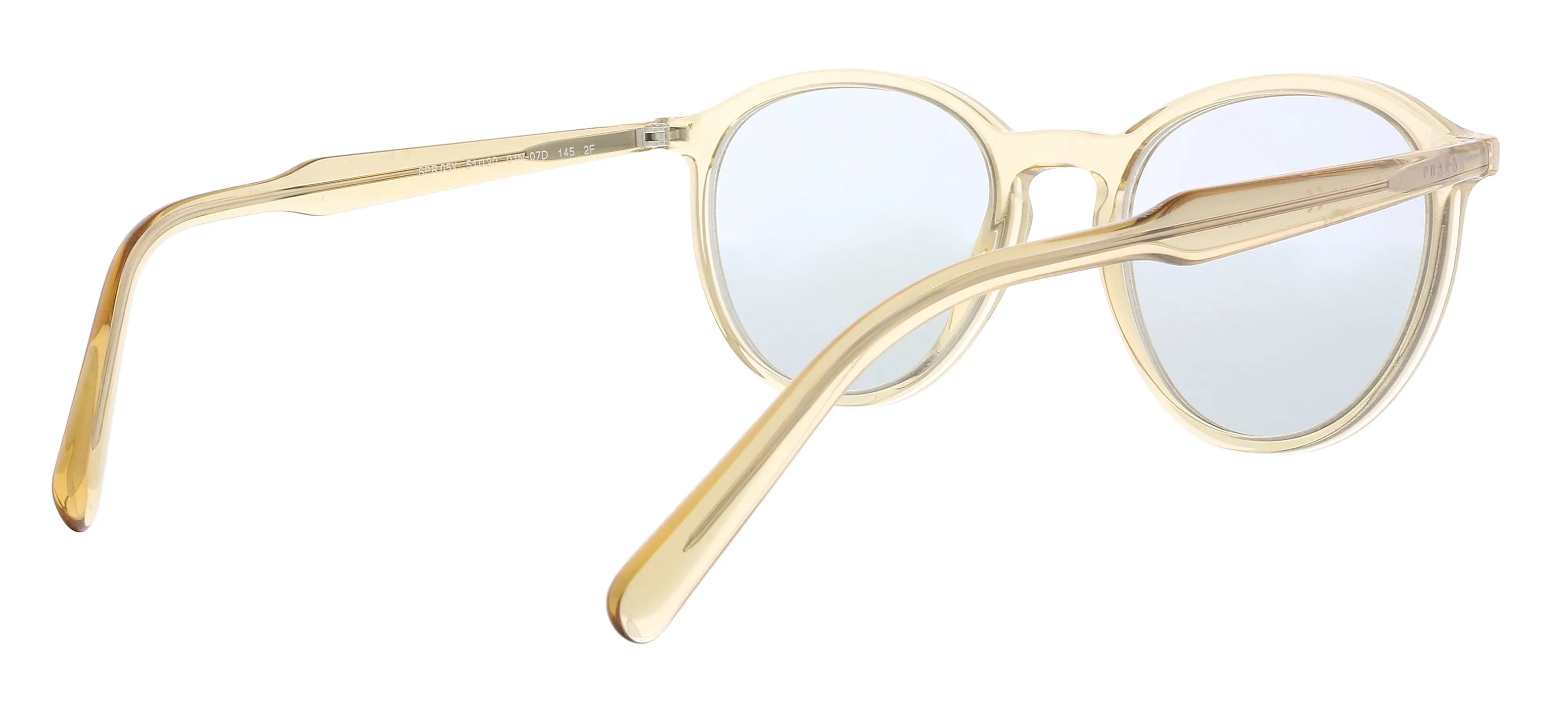 Prada 
0PR 05XS 01N07D Conceptual Clear Yellow  Phantos Round Sunglasses