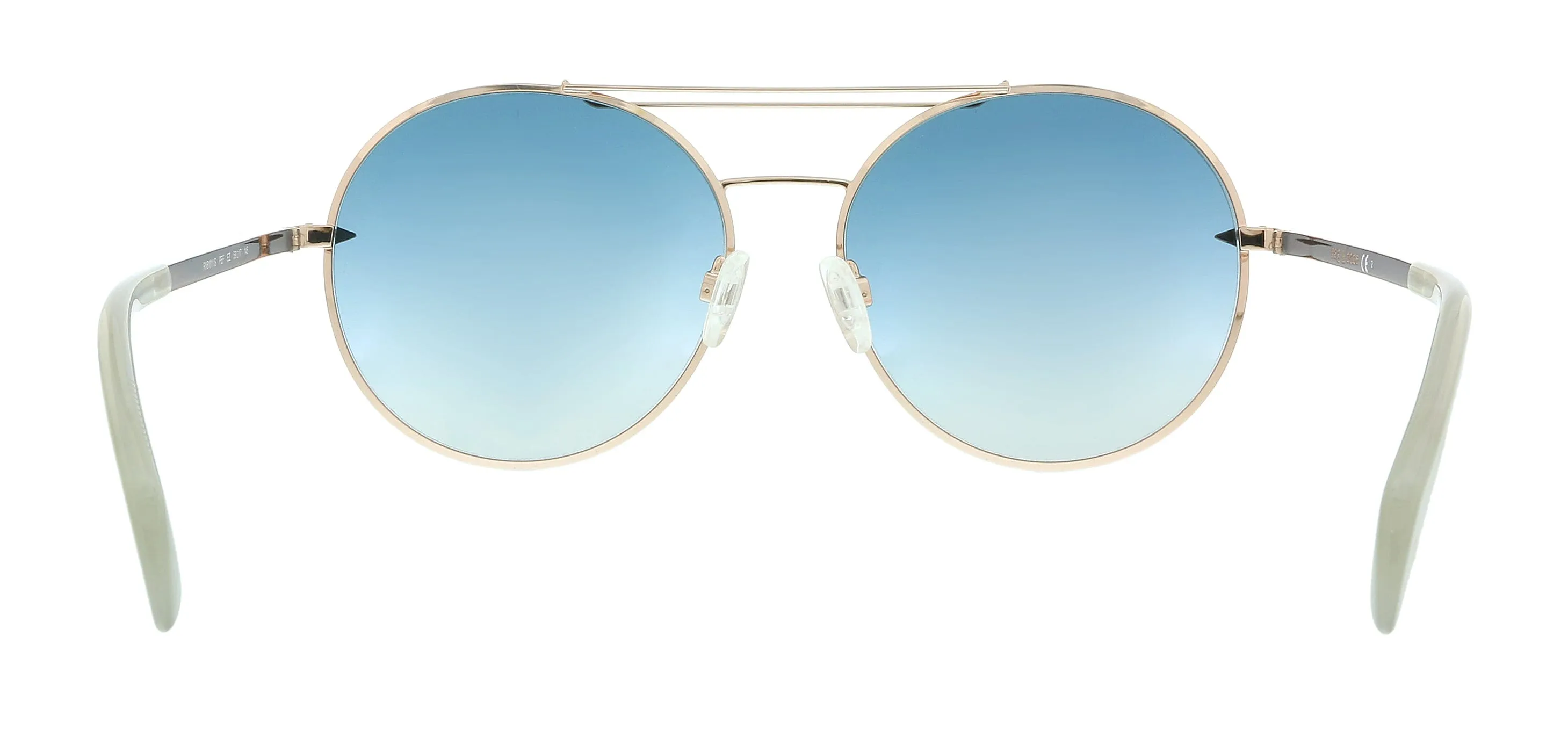 Rag And Bone RNB1011/S EZ 0PEF Gold Green Round Sunglasses