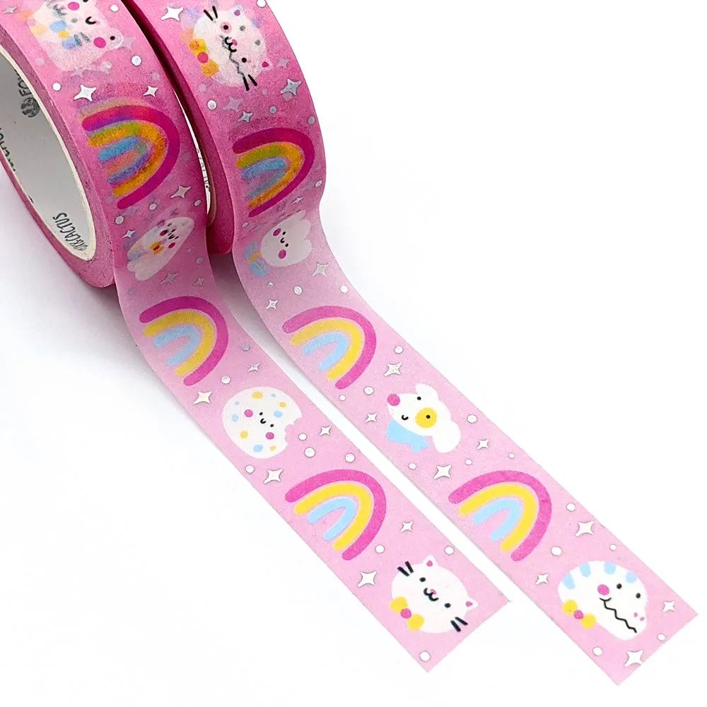 Rainbow Friends Washi Tape (Holo Foil)