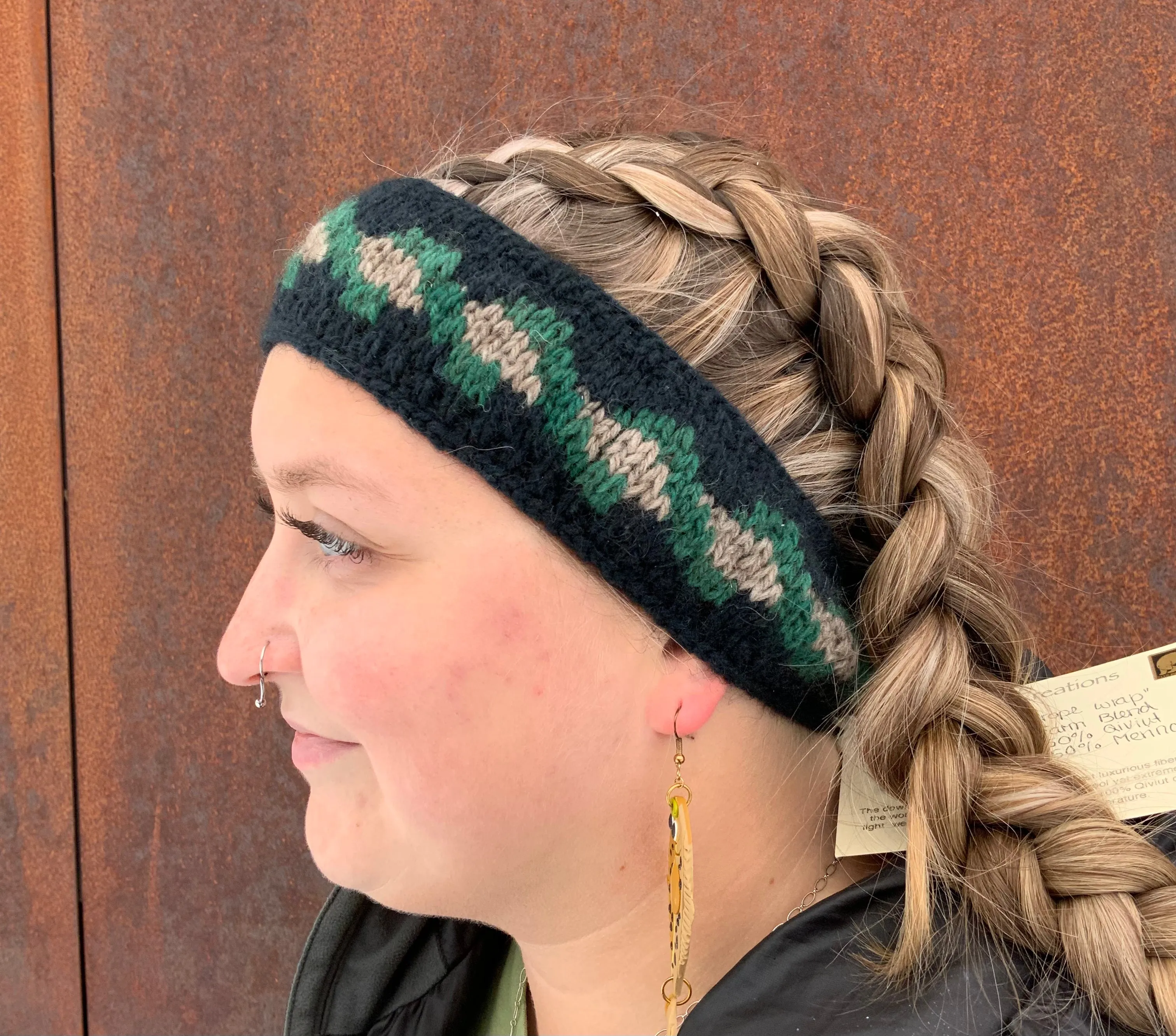Rope Wrap Qiviut Blend Headbands