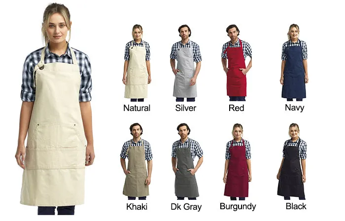RP137 Unisex "Calibre" Heavy Cotton Canvas Pocket Apron